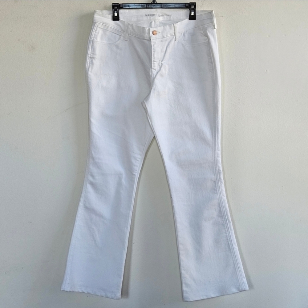 OLD NAVY MID RISE FLARE JEANS WOMEN'S PLUS SIZE 14